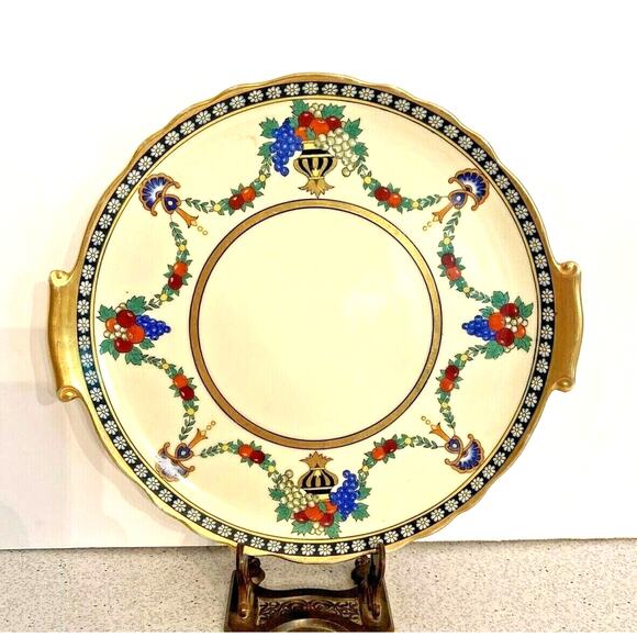 Noritake Porcelain Art Deco Style Serving Tray - Picture 1 of 9